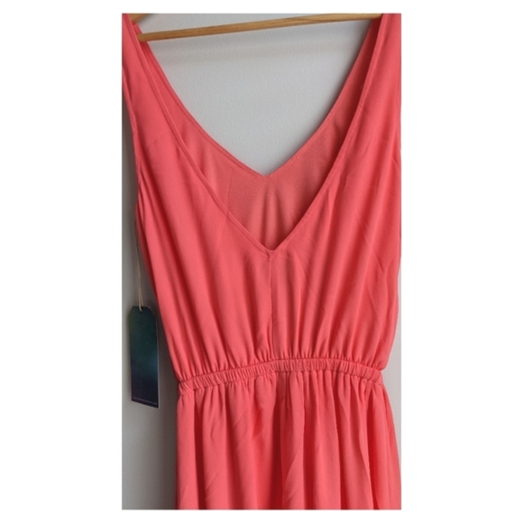 Show Me Your Mumu Kendall Maxi Dress Side Slit Sz Small - Picture 6 of 8